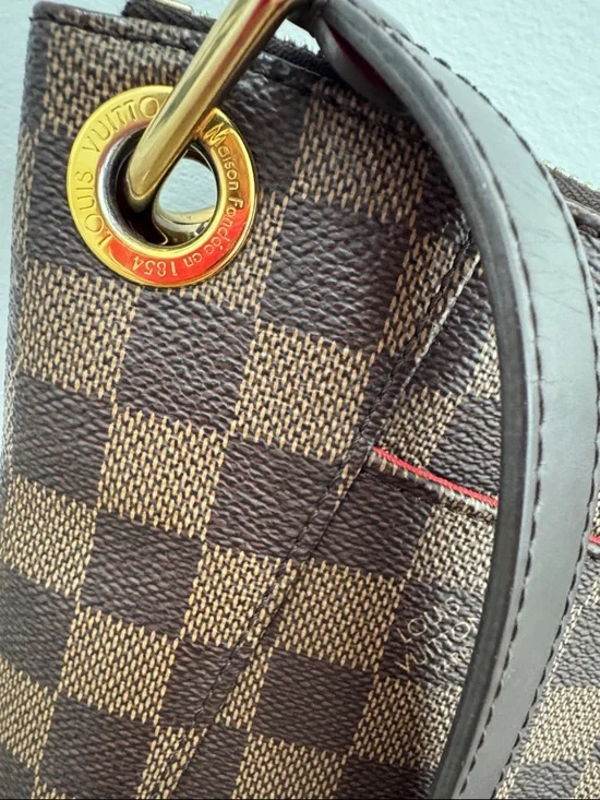 Louis Vuitton South Bank Besace Brown Damier Shoulder Bag - Picture 15 of 17